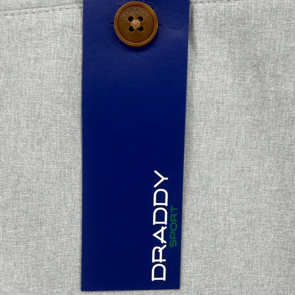 DRADDY Sport Zac Short Grey Heather Men's Size 32 Polyester Golf Shorts NWT - Picture 3 of 5
